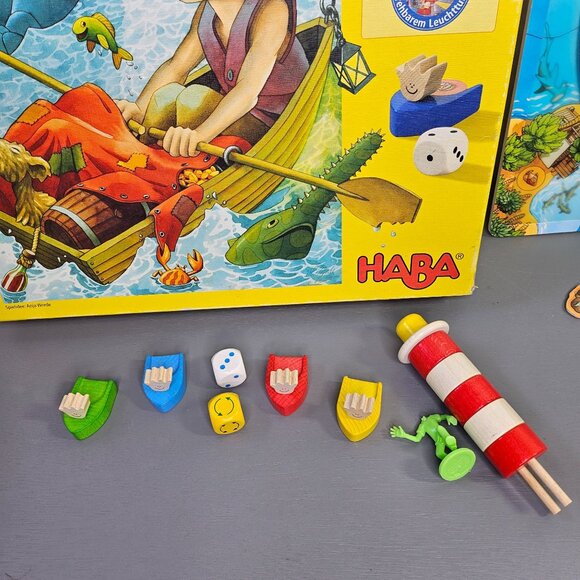 Insel Der Schmuggler Board Game By HABA - Complete Strategy Adventure Game - Picture 3 of 8